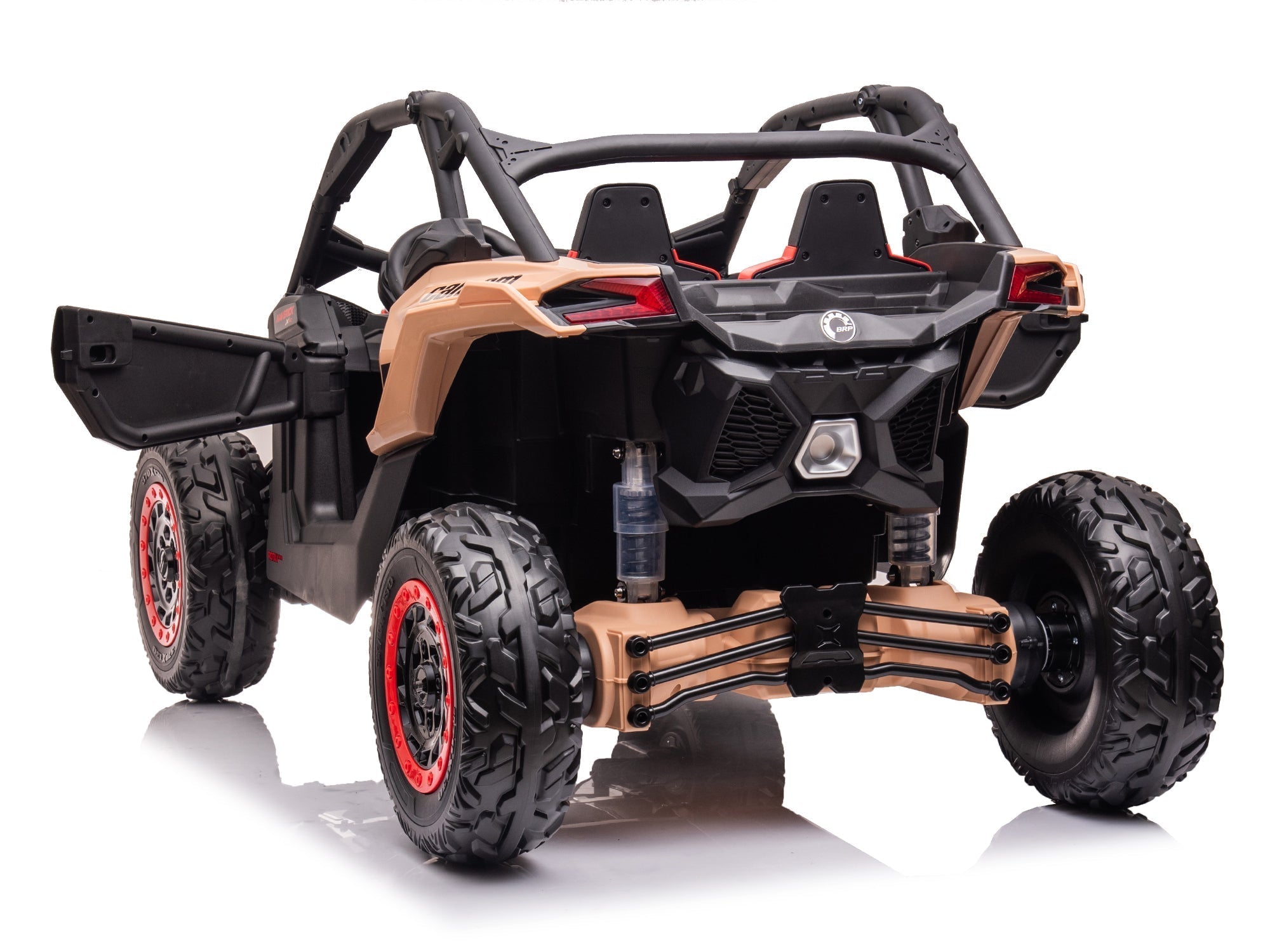 Can-Am Maverick Custom Edition 24V Kids Ride-On UTV Buggy Car | Bronzeado do deserto