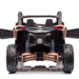 Can-Am Maverick Custom Edition 24V Kids Ride-On UTV Buggy Car | Bronzeado do deserto