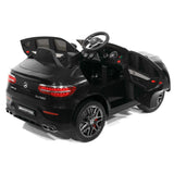 Carro infantil Mercedes AMG GLC 63S 12V 4WD com controle remoto dos pais R/C | Preto