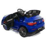 Carro infantil Mercedes AMG GLC 63S 12V 4WD com controle remoto dos pais R/C | Azul