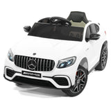 Carro infantil Mercedes AMG GLC 63S 12V 4WD com controle remoto dos pais R/C | Branco