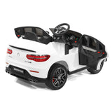 Carro infantil Mercedes AMG GLC 63S 12V 4WD com controle remoto dos pais R/C | Branco