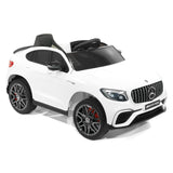 Carro infantil Mercedes AMG GLC 63S 12V 4WD com controle remoto dos pais R/C | Branco