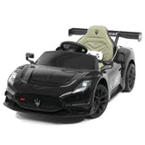 Carro infantil Maserati GT2 24V com controle remoto dos pais R/C | Preto