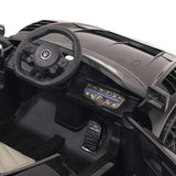 Carro infantil Maserati GT2 24V com controle remoto dos pais R/C | Preto