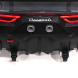 Carro infantil Maserati GT2 24V com controle remoto dos pais R/C | Preto