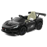 Carro infantil Maserati GT2 24V com controle remoto dos pais R/C | Preto