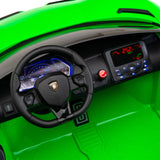Lamborghini Aventador SVJ Drift Edition 24V carro infantil com controle remoto dos pais R/C | Verde