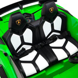 Lamborghini Aventador SVJ Drift Edition 24V carro infantil com controle remoto dos pais R/C | Verde