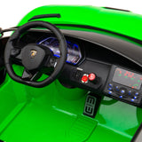Lamborghini Aventador SVJ Drift Edition 24V carro infantil com controle remoto dos pais R/C | Verde