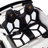 Lamborghini Aventador SVJ Drift Edition 24V carro infantil com controle remoto dos pais R/C | Branco