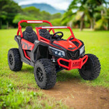 Ridington MAX-R 24V Kids Ride-On UTV Buggy com controle remoto dos pais R/C | Vermelho