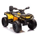 Can-Am Outlander 24V 4WD Kids Ride-On ATV Quad | Amarelo