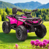Can-Am Outlander 24V 4WD Kids Ride-On ATV Quad | Rosa Profundo