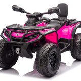 Can-Am Outlander 24V 4WD Kids Ride-On ATV Quad | Rosa Profundo