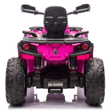 Can-Am Outlander 24V 4WD Kids Ride-On ATV Quad | Rosa Profundo