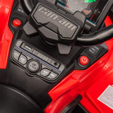 Can-Am Outlander 24V 4WD Kids Ride-On ATV Quad | Vermelho