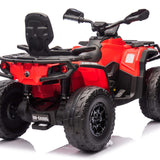 Can-Am Outlander 24V 4WD Kids Ride-On ATV Quad | Vermelho