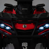 Can-Am Outlander 24V 4WD Kids Ride-On ATV Quad | Vermelho