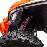 Ridington MAX-R 24V Kids Ride-On UTV Buggy com controle remoto dos pais R/C | Laranja
