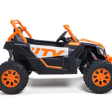 Ridington MAX-R 24V Kids Ride-On UTV Buggy com controle remoto dos pais R/C | Laranja