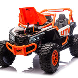 Ridington MAX-R 24V Kids Ride-On UTV Buggy com controle remoto dos pais R/C | Laranja