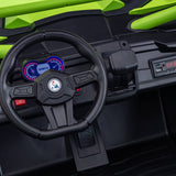 Ridington MAX-R 24V Kids Ride-On UTV Buggy com controle remoto dos pais R/C | Verde