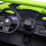 Ridington MAX-R 24V Kids Ride-On UTV Buggy com controle remoto dos pais R/C | Verde