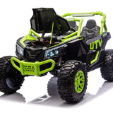 Ridington MAX-R 24V Kids Ride-On UTV Buggy com controle remoto dos pais R/C | Verde