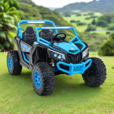 Ridington MAX-R 24V Kids Ride-On UTV Buggy com controle remoto dos pais R/C | Azul
