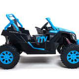 Ridington MAX-R 24V Kids Ride-On UTV Buggy com controle remoto dos pais R/C | Azul