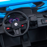 Ridington MAX-R 24V Kids Ride-On UTV Buggy com controle remoto dos pais R/C | Azul