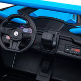 Ridington MAX-R 24V Kids Ride-On UTV Buggy com controle remoto dos pais R/C | Azul