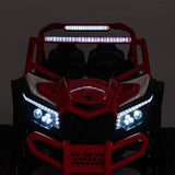 Ridington MAX-R 24V Kids Ride-On UTV Buggy com controle remoto dos pais R/C | Vermelho-Branco
