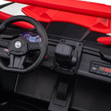 Ridington MAX-R 24V Kids Ride-On UTV Buggy com controle remoto dos pais R/C | Vermelho-Branco