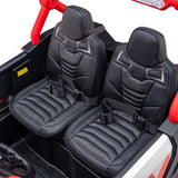 Ridington MAX-R 24V Kids Ride-On UTV Buggy com controle remoto dos pais R/C | Vermelho-Branco