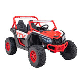 Ridington MAX-R 24V Kids Ride-On UTV Buggy com controle remoto dos pais R/C | Vermelho-Branco