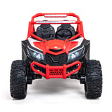 Ridington MAX-R 24V Kids Ride-On UTV Buggy com controle remoto dos pais R/C | Vermelho-Branco