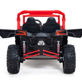 Ridington MAX-R 24V Kids Ride-On UTV Buggy com controle remoto dos pais R/C | Vermelho-Branco