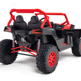 Ridington MAX-R 24V Kids Ride-On UTV Buggy com controle remoto dos pais R/C | Vermelho-Branco