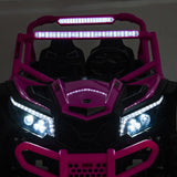 Ridington MAX-R 24V Kids Ride-On UTV Buggy com controle remoto dos pais R/C | Rosa