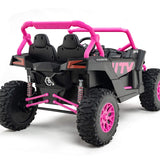 Ridington MAX-R 24V Kids Ride-On UTV Buggy com controle remoto dos pais R/C | Rosa