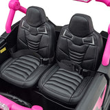 Ridington MAX-R 24V Kids Ride-On UTV Buggy com controle remoto dos pais R/C | Rosa