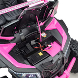 Ridington MAX-R 24V Kids Ride-On UTV Buggy com controle remoto dos pais R/C | Rosa