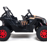 Ridington MAX-R 24V Kids Ride-On UTV Buggy com controle remoto dos pais R/C | Preto