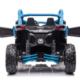 Can-Am Maverick Custom Edition 24V Kids Ride-On UTV Buggy Car | Azul