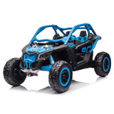 Can-Am Maverick Custom Edition 24V Kids Ride-On UTV Buggy Car | Azul