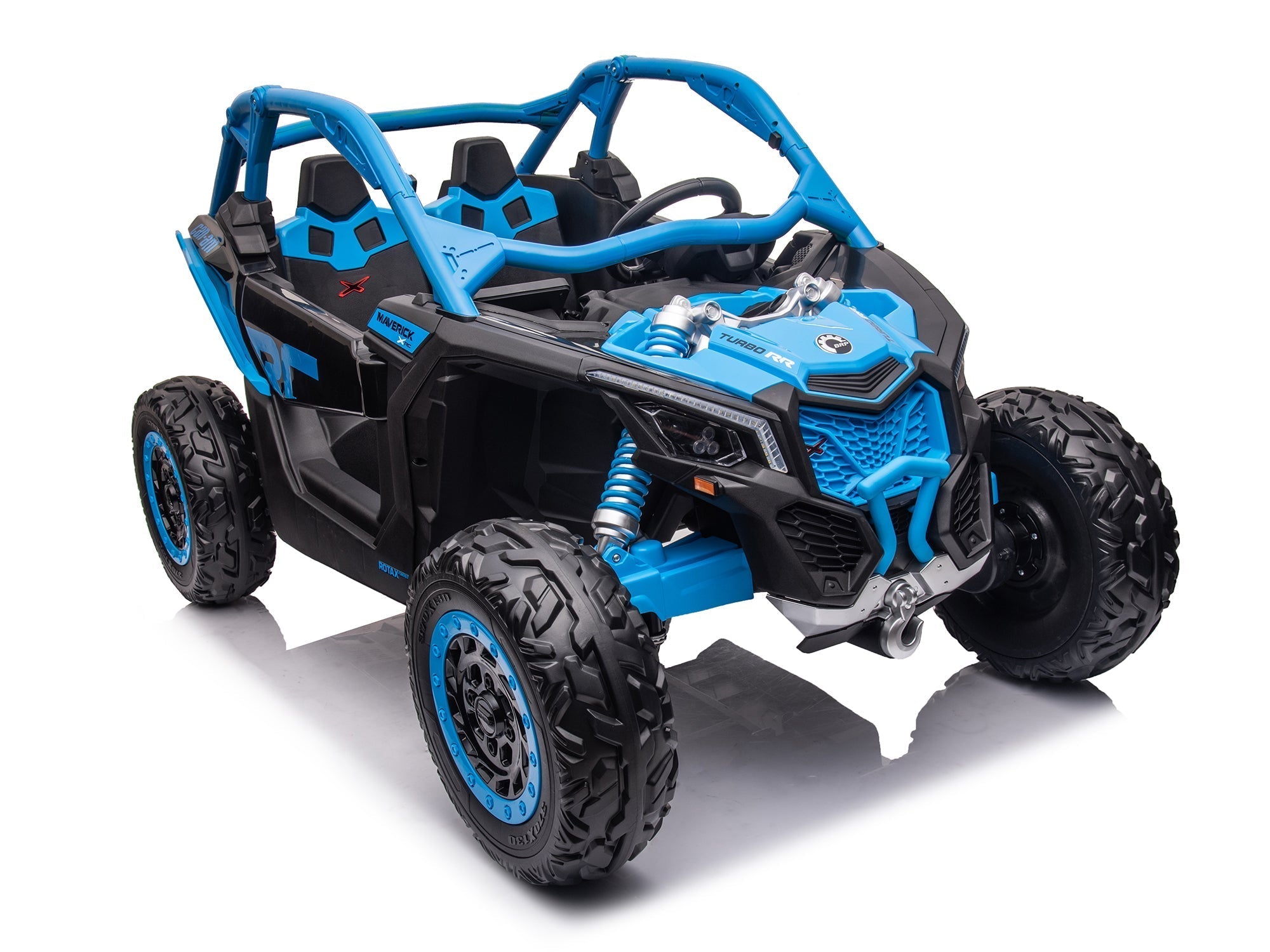 Can-Am Maverick Custom Edition 24V Kids Ride-On UTV Buggy Car | Azul