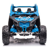 Can-Am Maverick Custom Edition 24V Kids Ride-On UTV Buggy Car | Azul