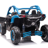 Can-Am Maverick Custom Edition 24V Kids Ride-On UTV Buggy Car | Azul